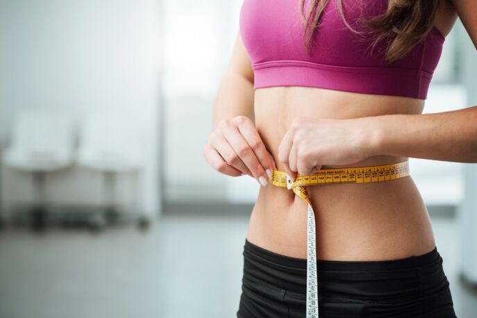 A flat stomach