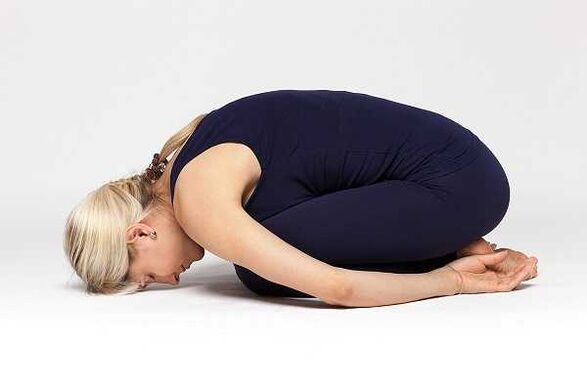 Children's posture (balasana)