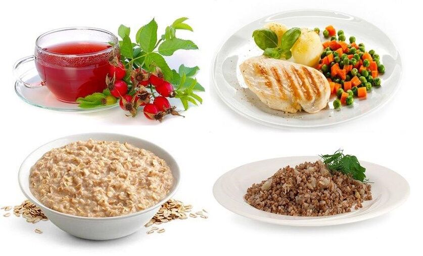 The diet for gastritis should be as balanced as possible. 