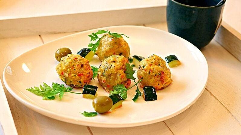Fish balls – a protein dish for the first day of the six-petal diet